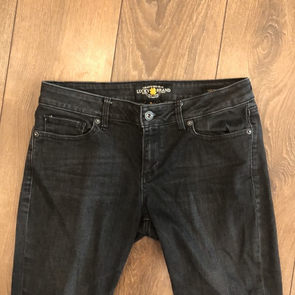 Lucky Brand Lolita Skinny Black Jeans Size 6/28 - Picture 7 of 9